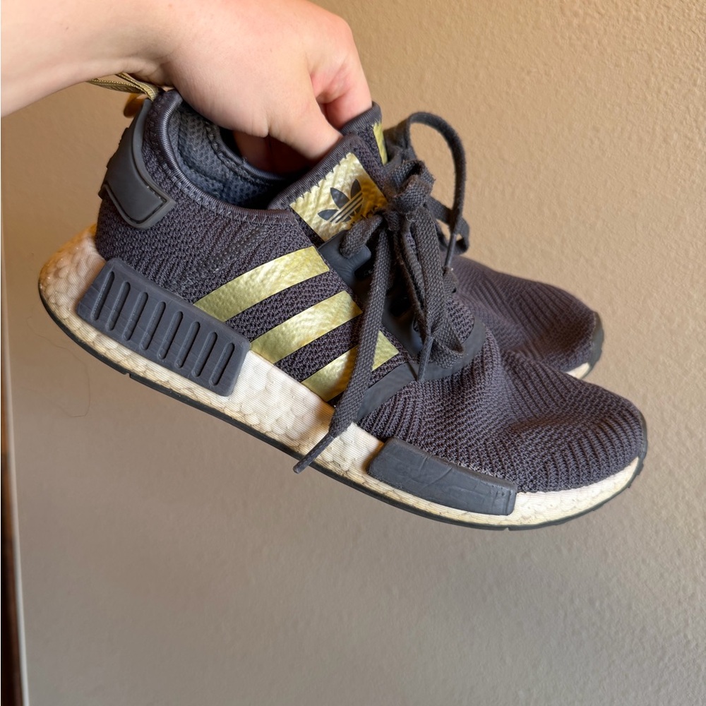 Adidas NMD Grey and Gold